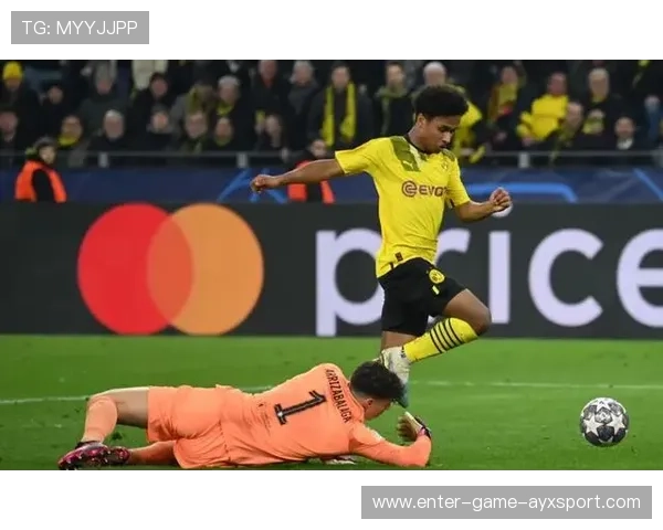 多特阿德耶米单刀一挑门将入网瞬间定格